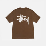 STUSSY BASIC PIGMENT DYED TEE BRUN