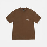 STUSSY BASIC PIGMENT DYED TEE BRUN