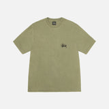 STUSSY BASIC PIGMENT DYED TEE OLIVE