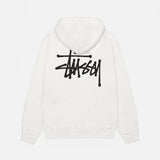 STUSSY BASIC PIGMENT DYED HOODIE NEUTRAL