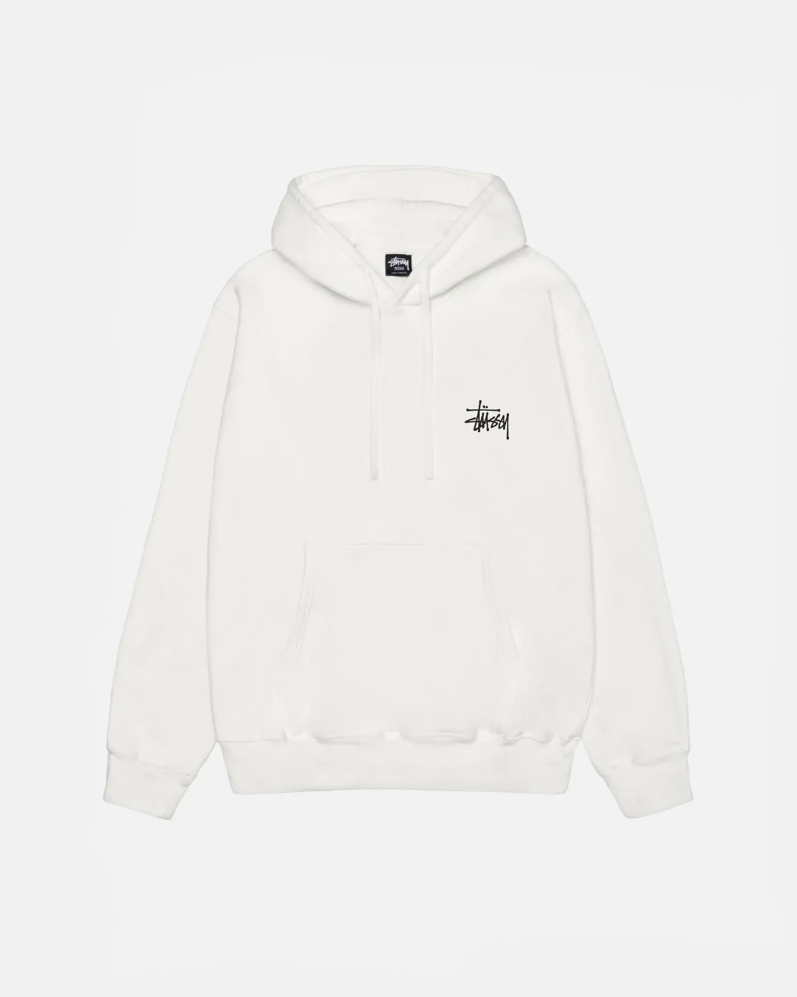 STUSSY BASIC PIGMENT DYED HOODIE NEUTRAL