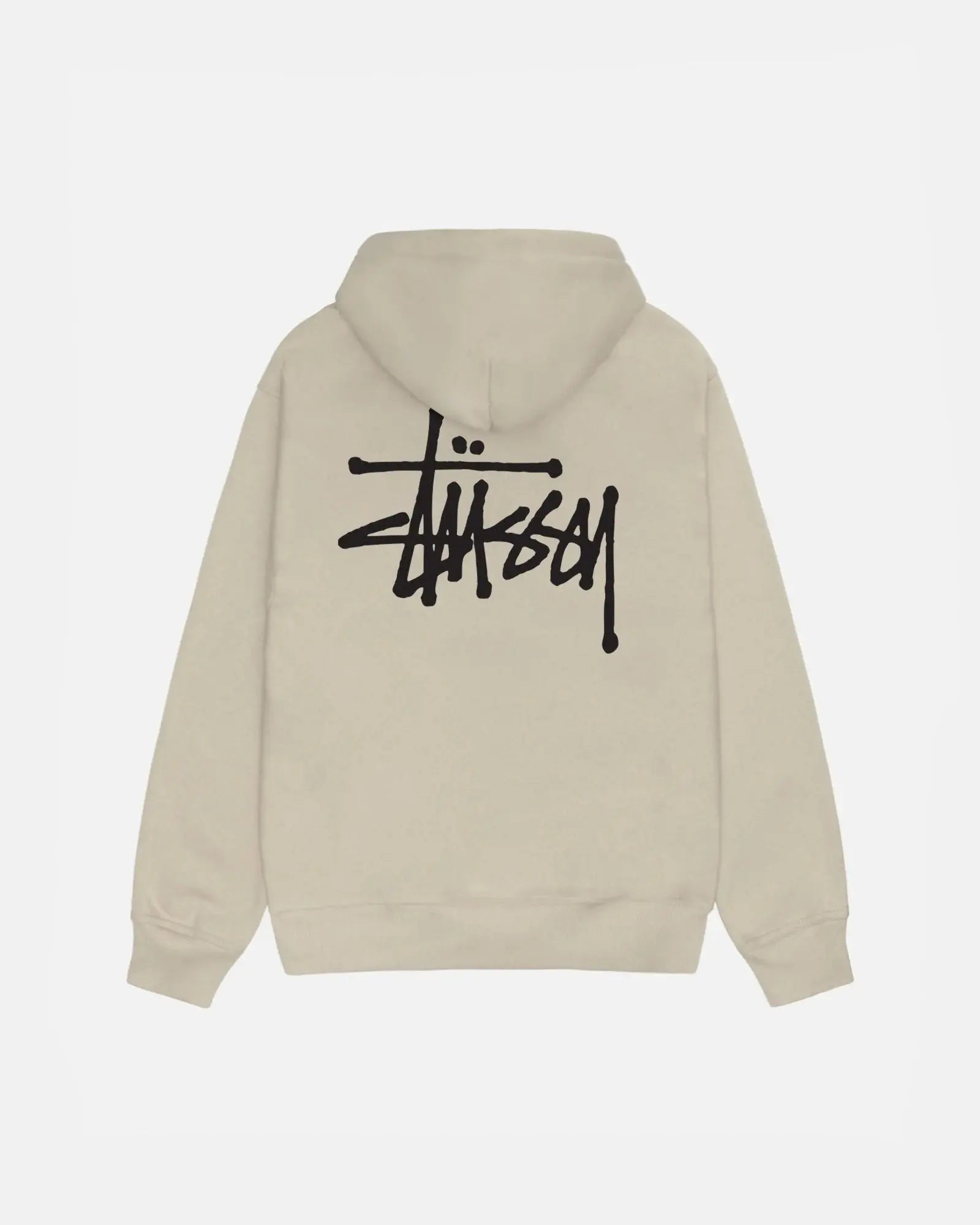 STUSSY BASIC ZIP HOODIE KAHKI