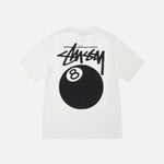 STUSSY 8 BALL PIGMENT DYED TEE NEUTRAL