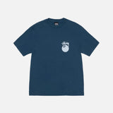 STUSSY 8 BALL PIGMENT DYED TEE NAVY