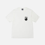 STUSSY 8 BALL PIGMENT DYED TEE NEUTRAL