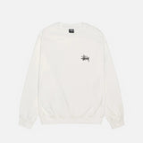 STUSSY BASIC PIGMENT DYED SWEATSHIRT NEUTRAL