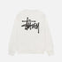 STUSSY BASIC PIGMENT DYED SWEATSHIRT NEUTRAL