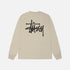 STUSSY BASIC LONGSLEEVE TEE KAHKI