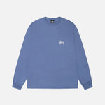 STUSSY BASIC LONGSLEEVE TEE STORM