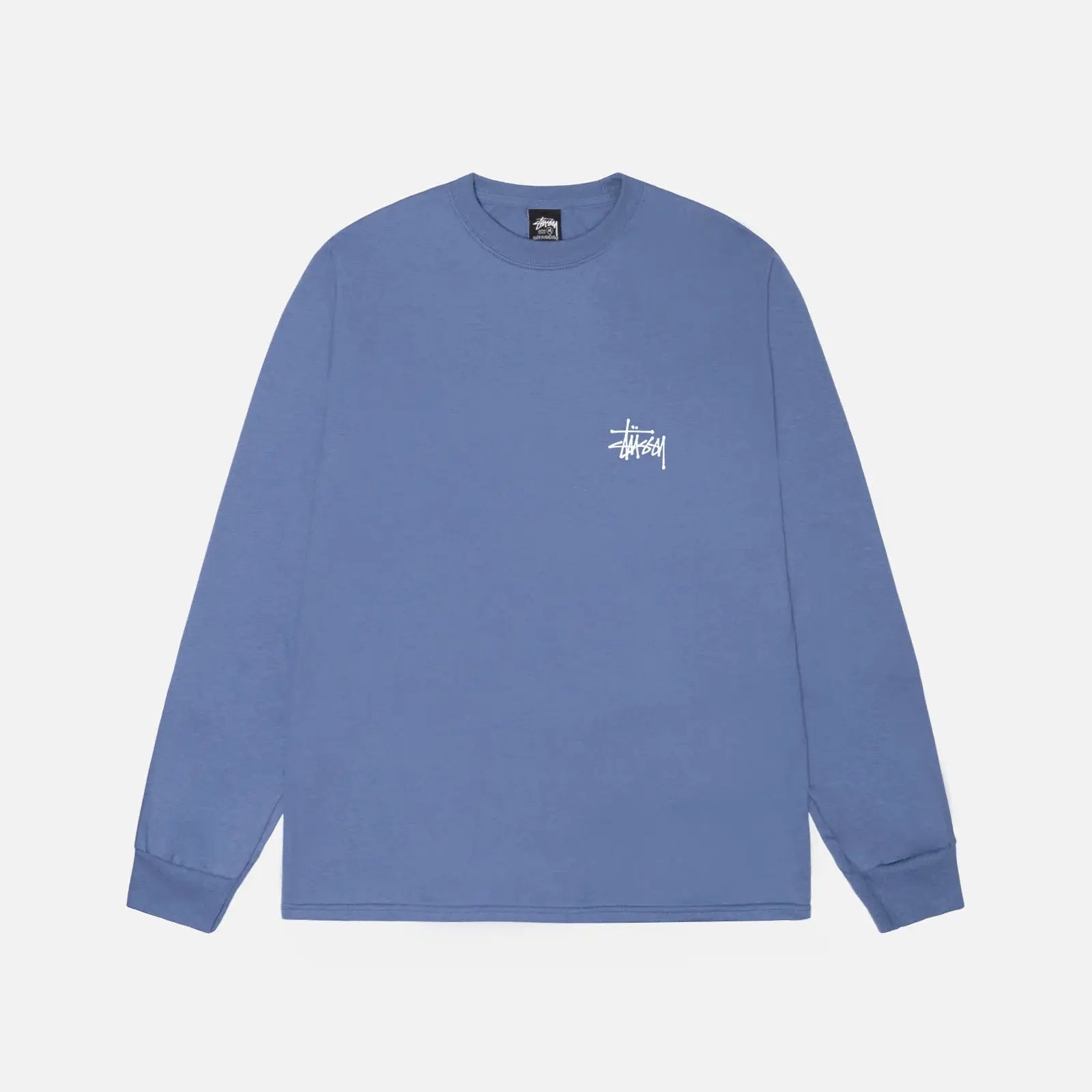 STUSSY BASIC LONGSLEEVE TEE STORM