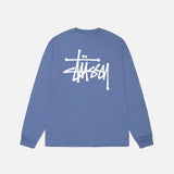 STUSSY BASIC LONGSLEEVE TEE STORM