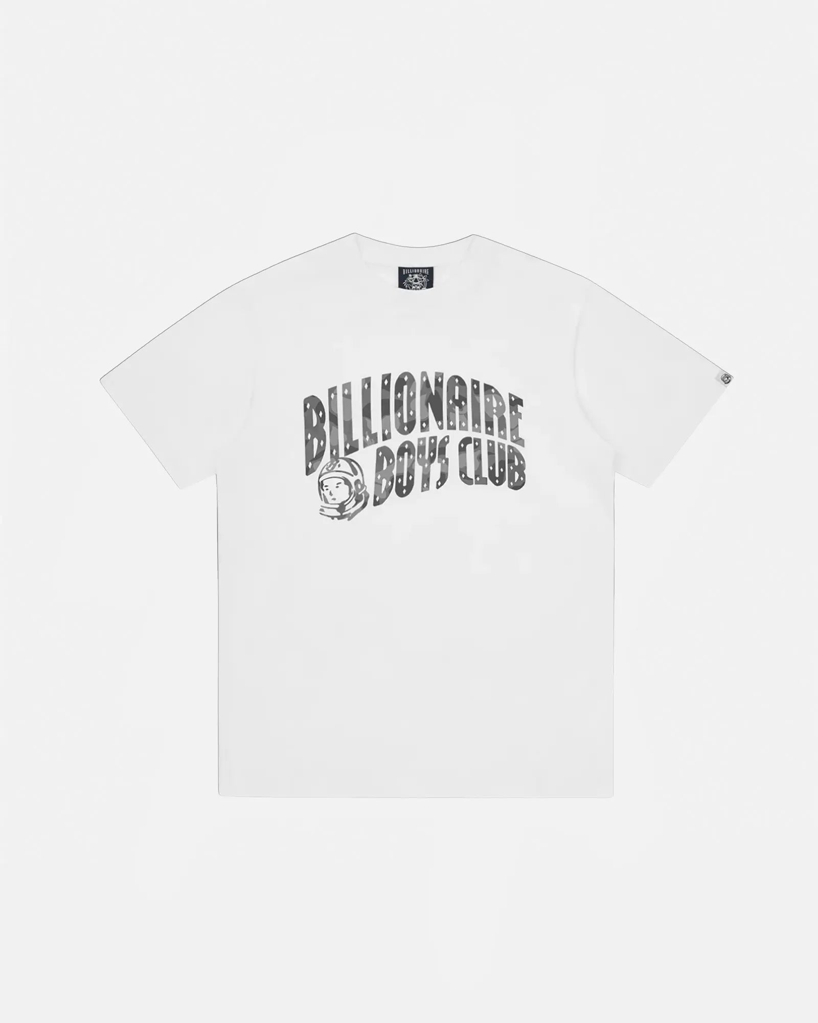 BILLIONAIRE BOYS CLUB CAMO ARCH LOGO TEE HVID