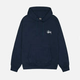 STUSSY BASIC HOODIE NAVY