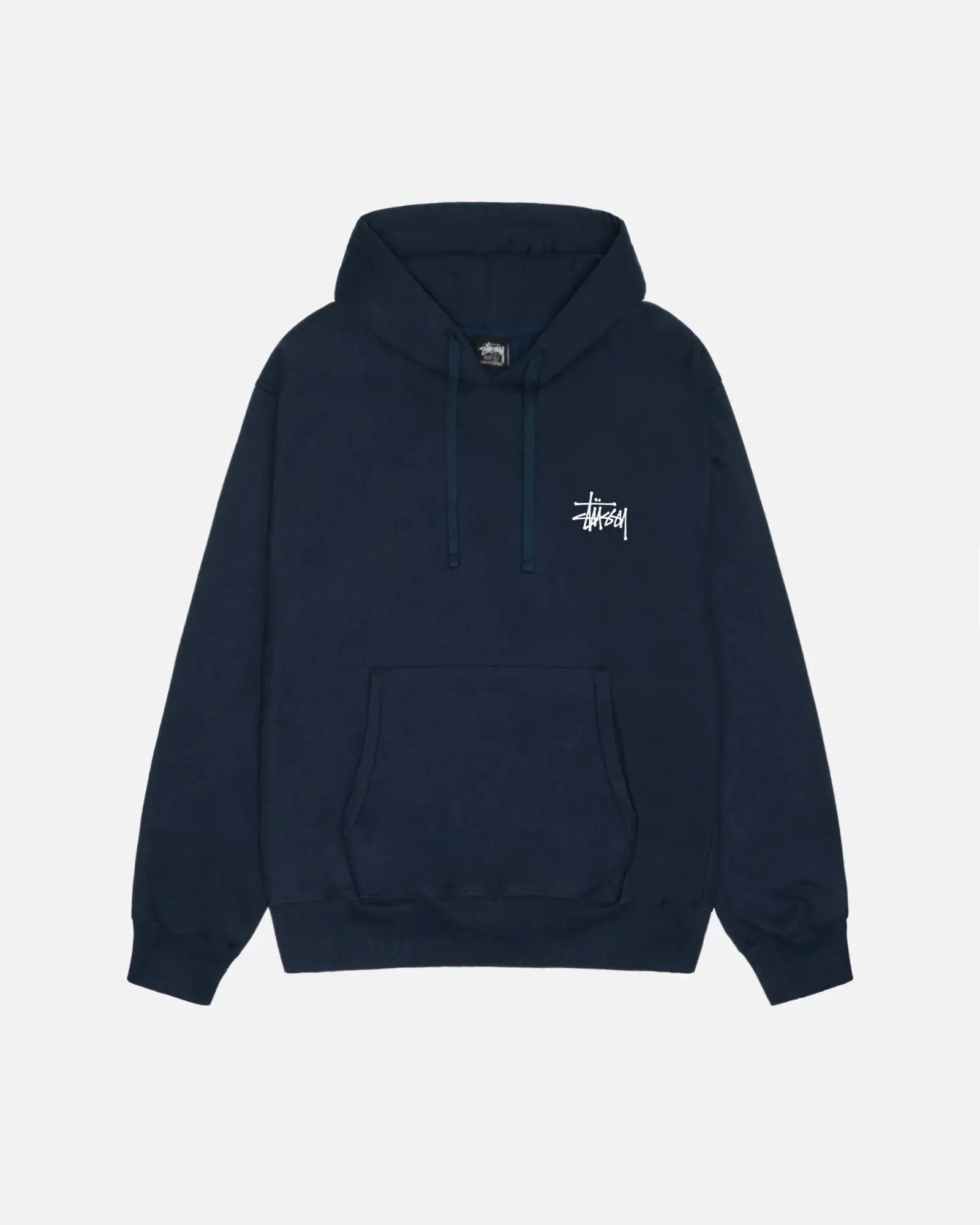 STUSSY BASIC HOODIE NAVY