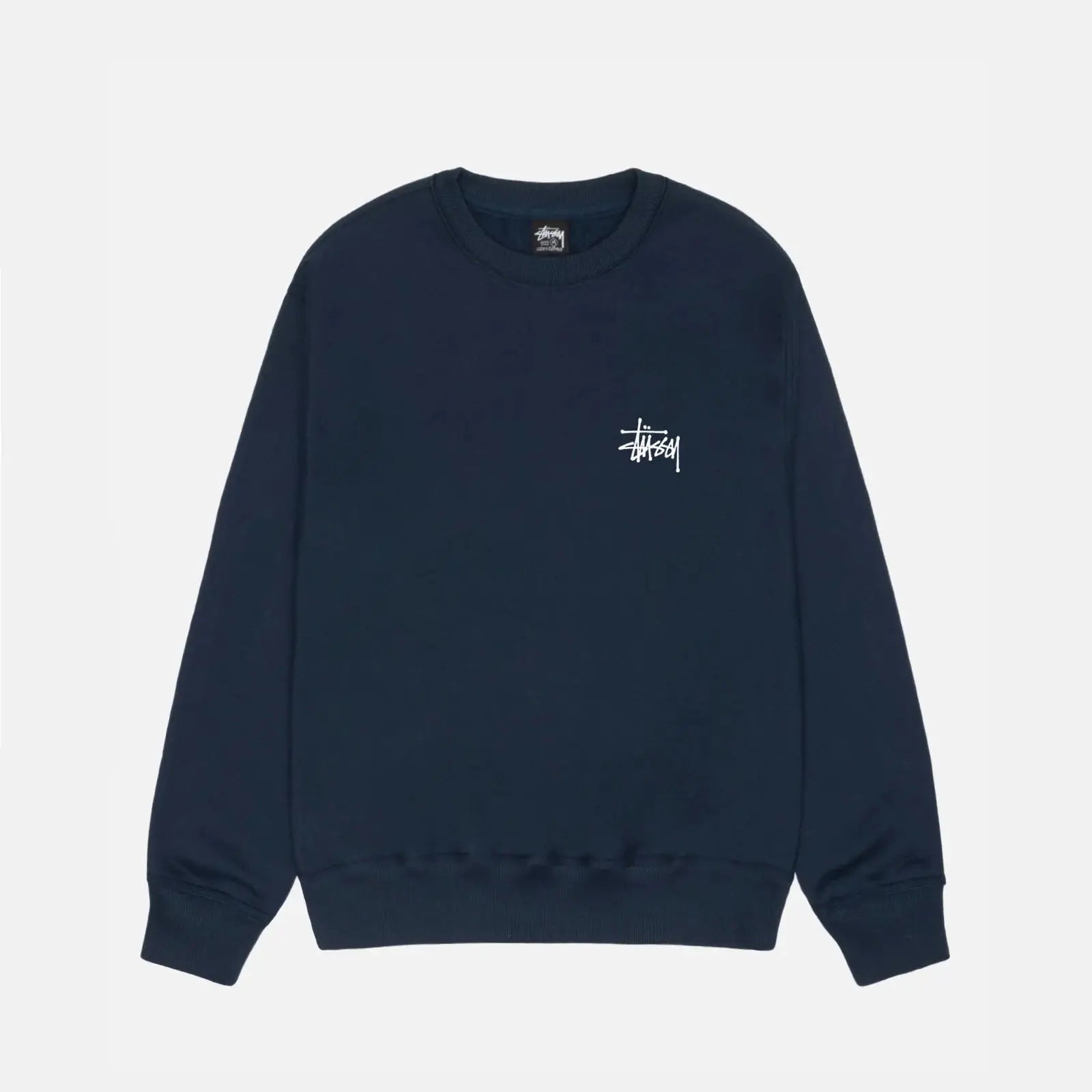 STUSSY BASIC SWEATSHIRT NAVY