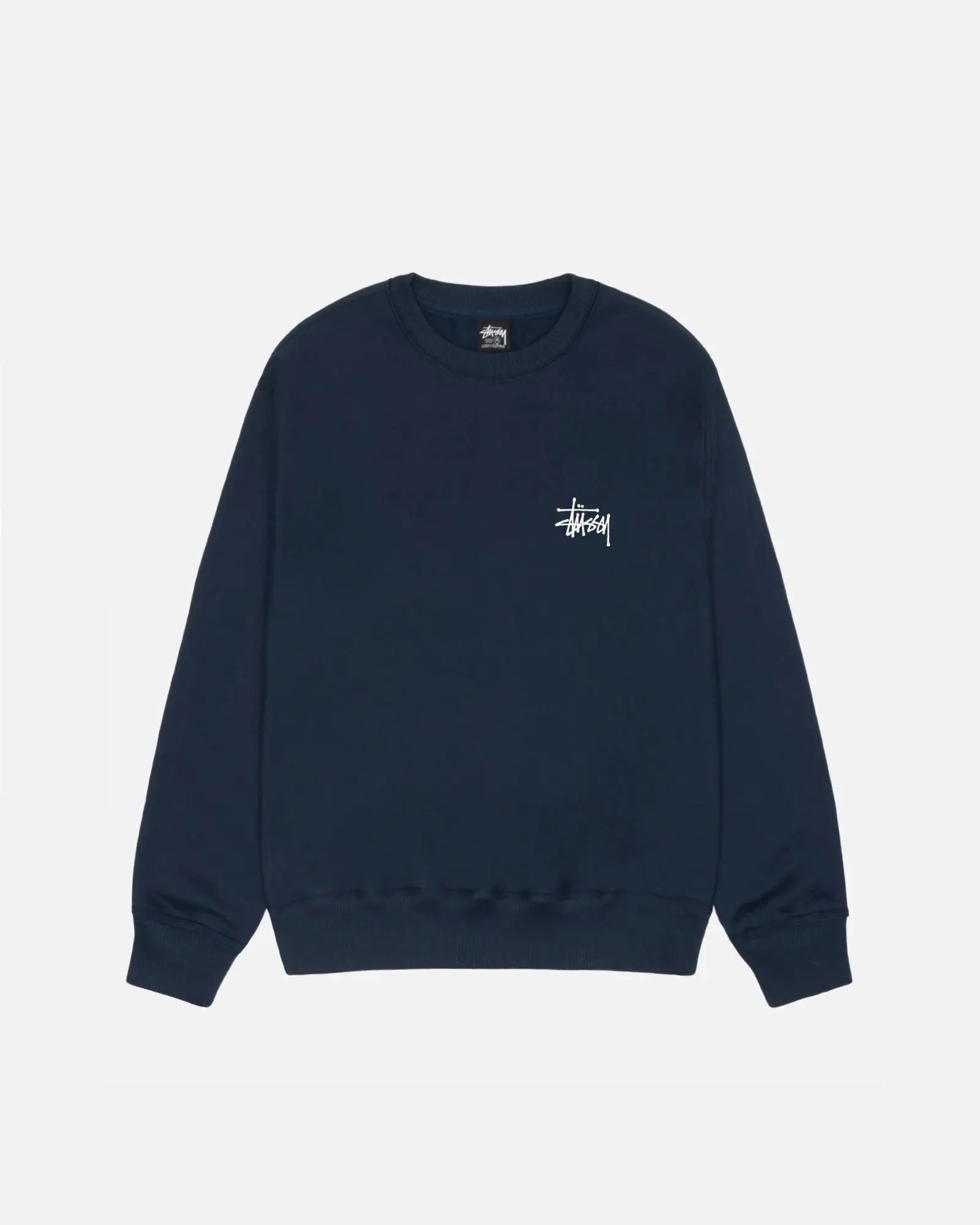 STUSSY BASIC SWEATSHIRT NAVY