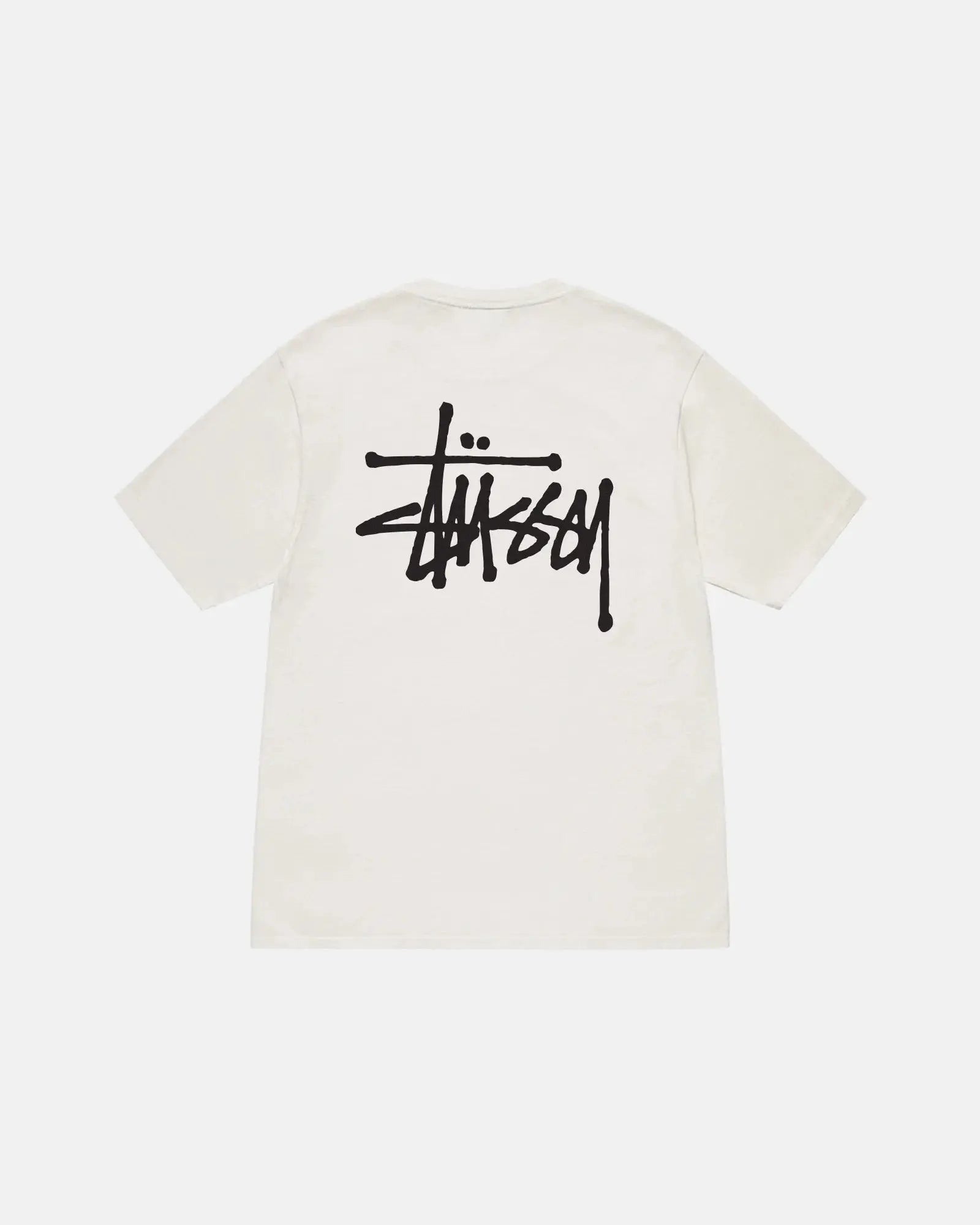 STUSSY BASIC PIGMENT DYED TEE NEUTRAL