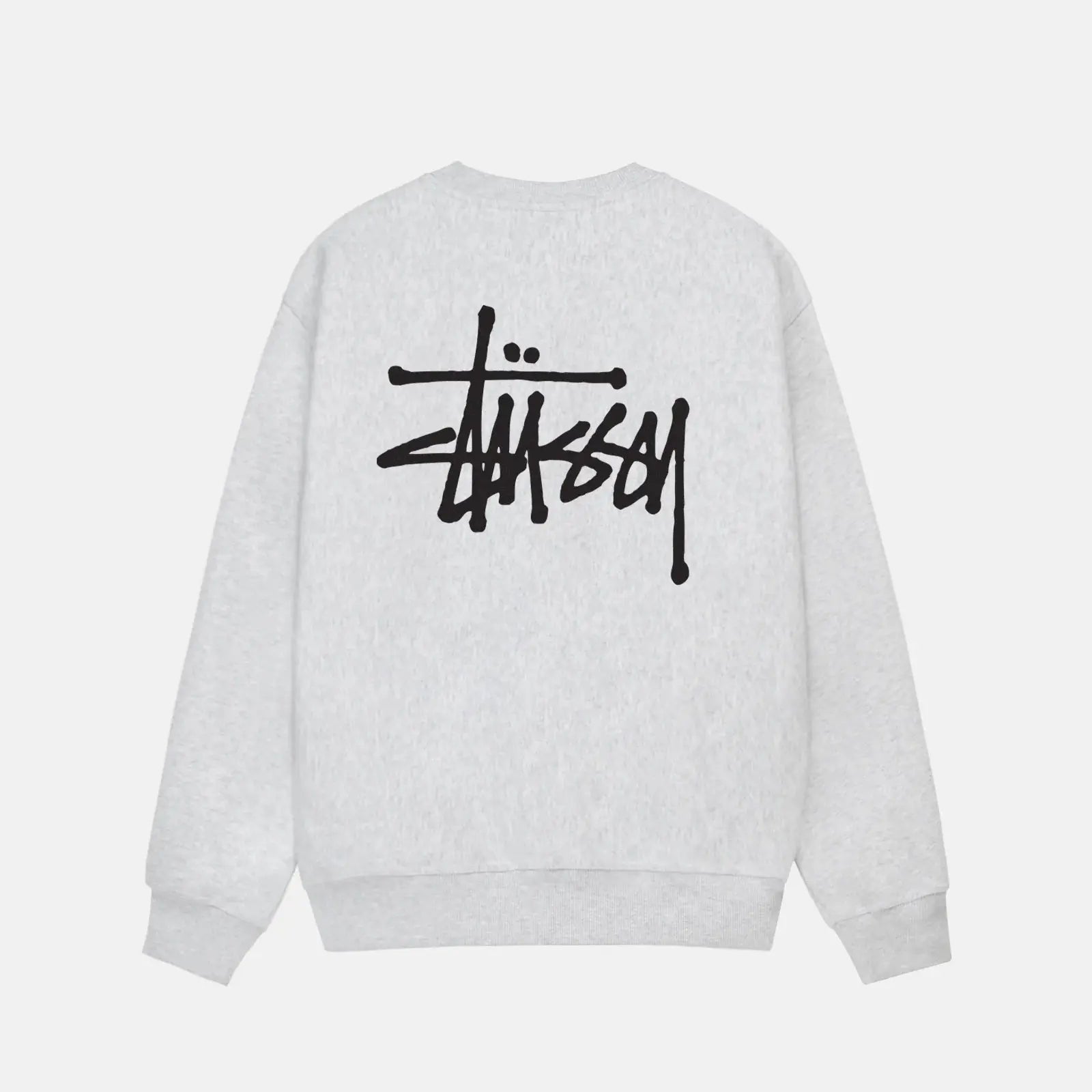 STUSSY BASIC SWEATSHIRT GRÅ