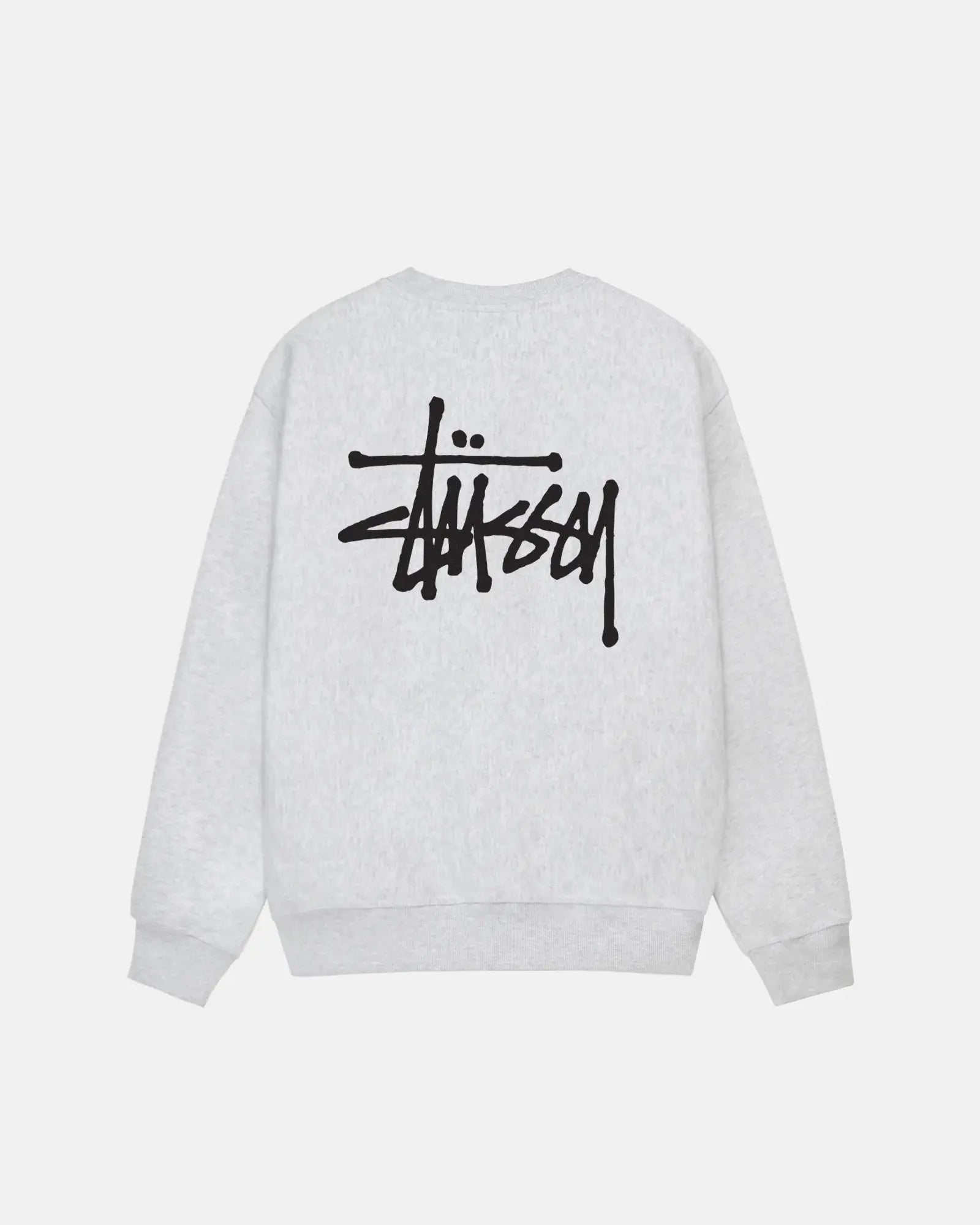 STUSSY BASIC SWEATSHIRT GRÅ