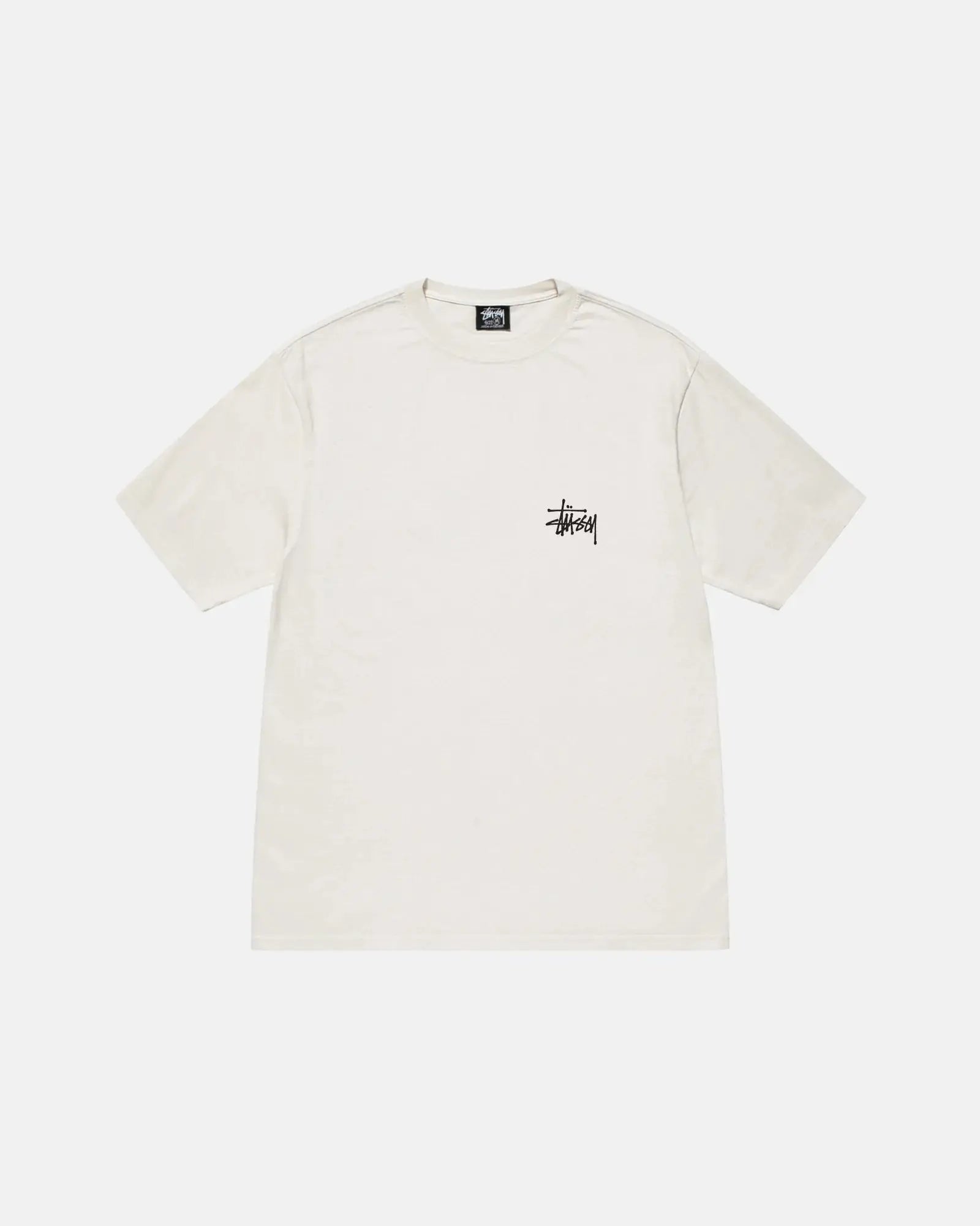 STUSSY BASIC PIGMENT DYED TEE NEUTRAL