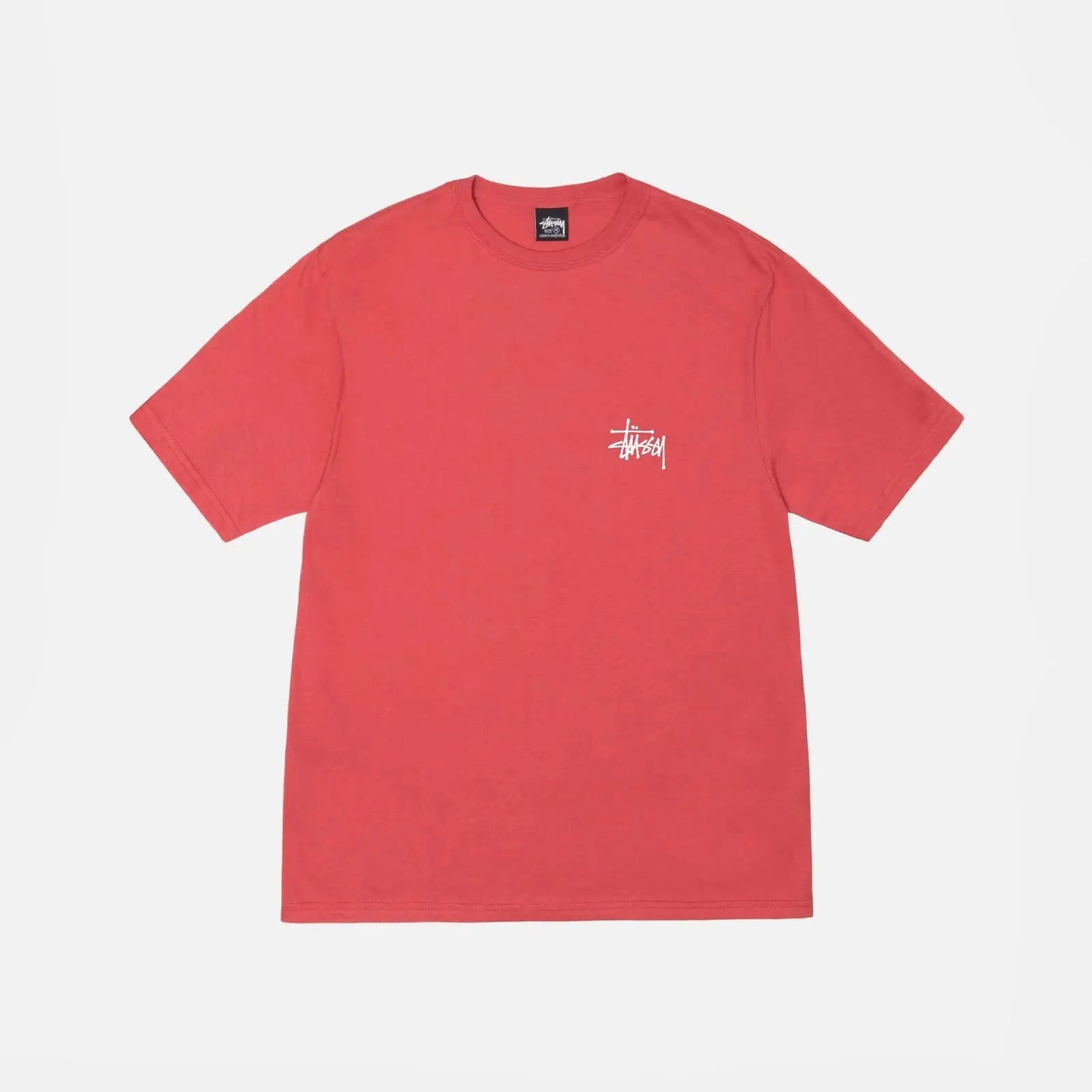 STUSSY BASIC TEE RØD