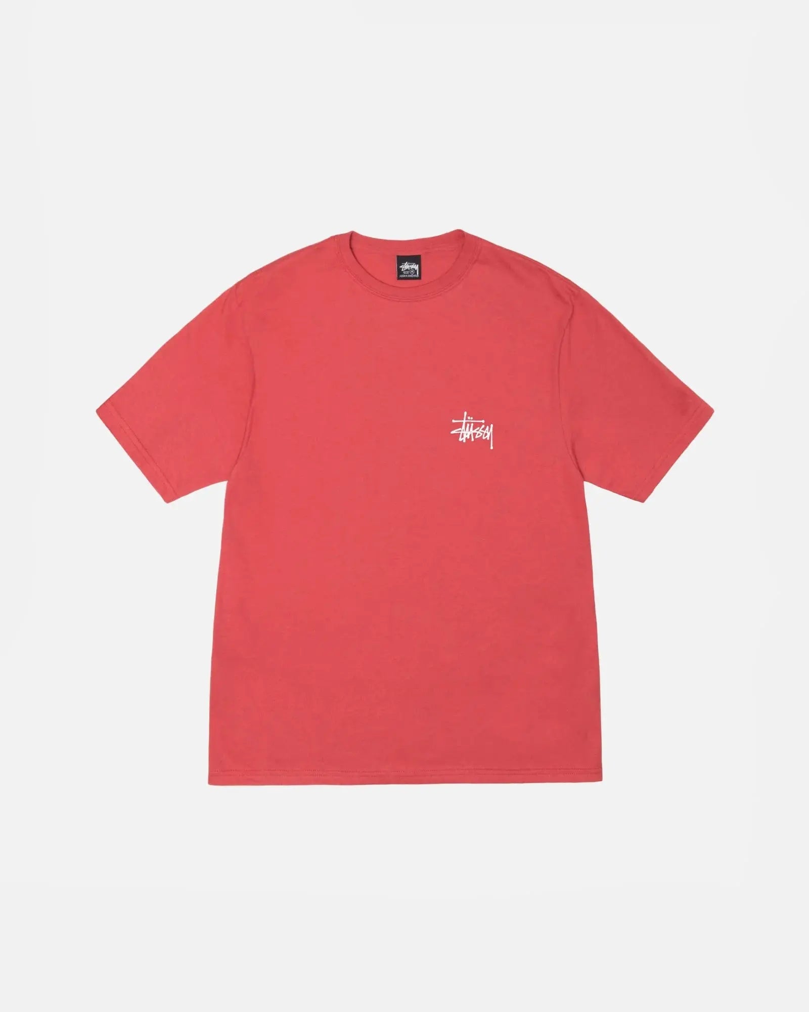 STUSSY BASIC TEE RØD