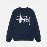 STUSSY BASIC SWEATSHIRT NAVY