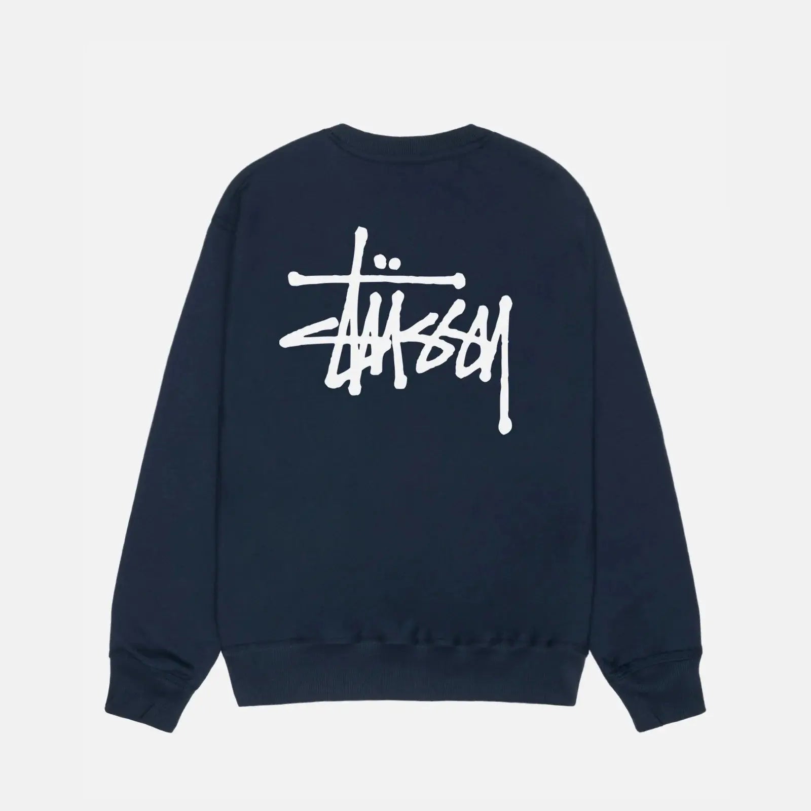 STUSSY BASIC SWEATSHIRT NAVY