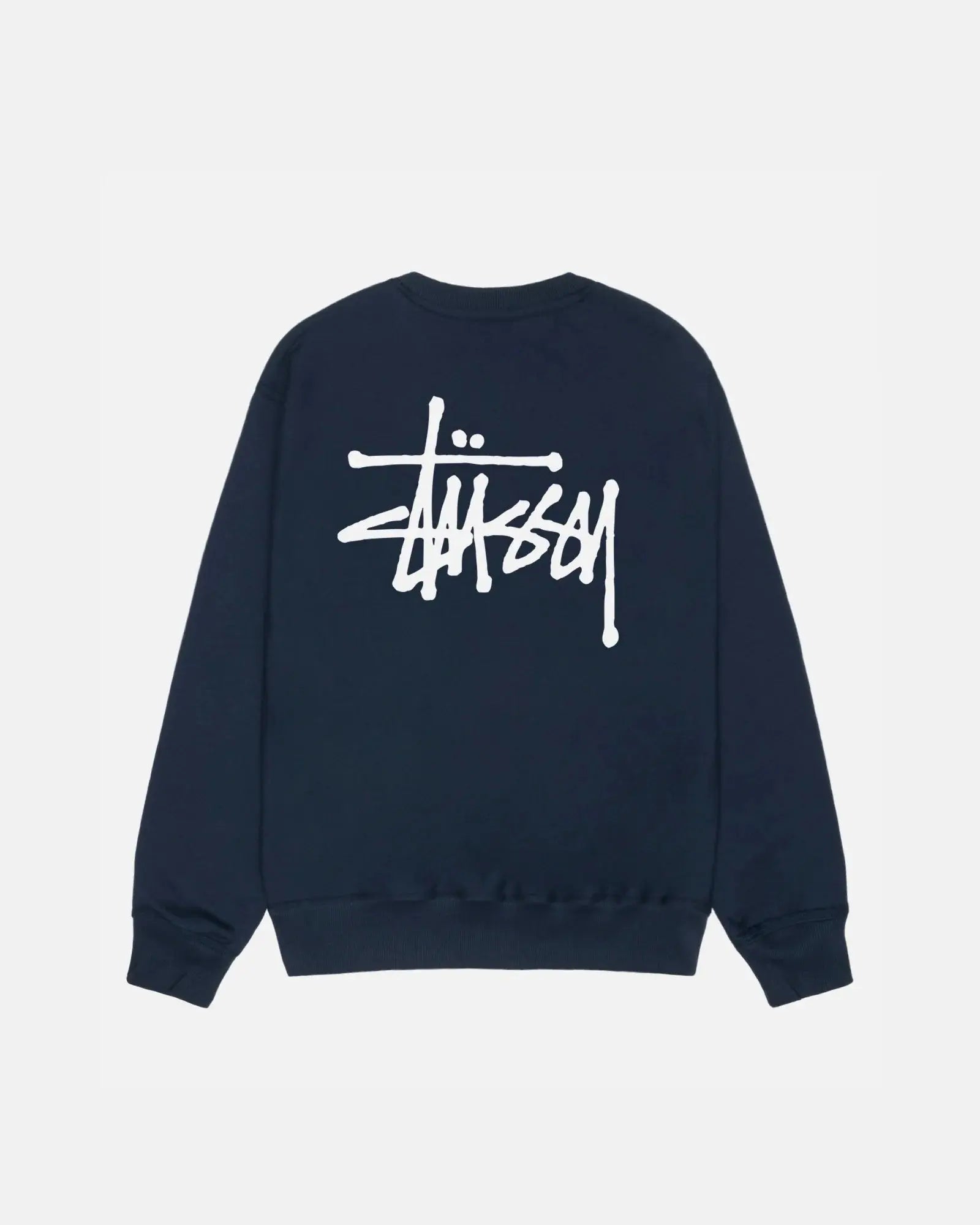 STUSSY BASIC SWEATSHIRT NAVY