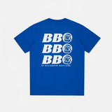 BILLIONAIRE BOYS CLUB BB ASTRO REPEAT LOGO TEE ROYAL BLUE - Woodsøe