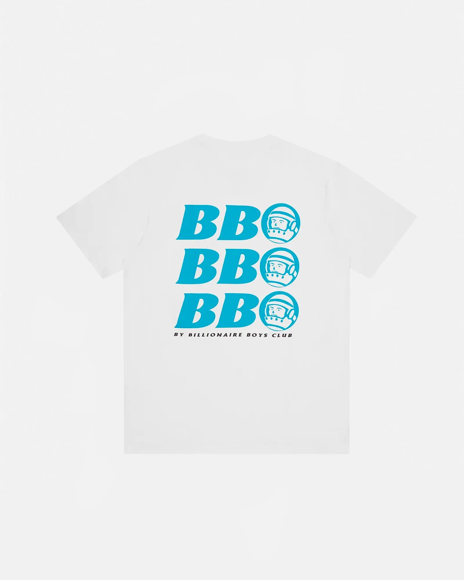 BILLIONAIRE BOYS CLUB BB ASTRO REPEAT LOGO TEE HVID/BLÅ - Woodsøe