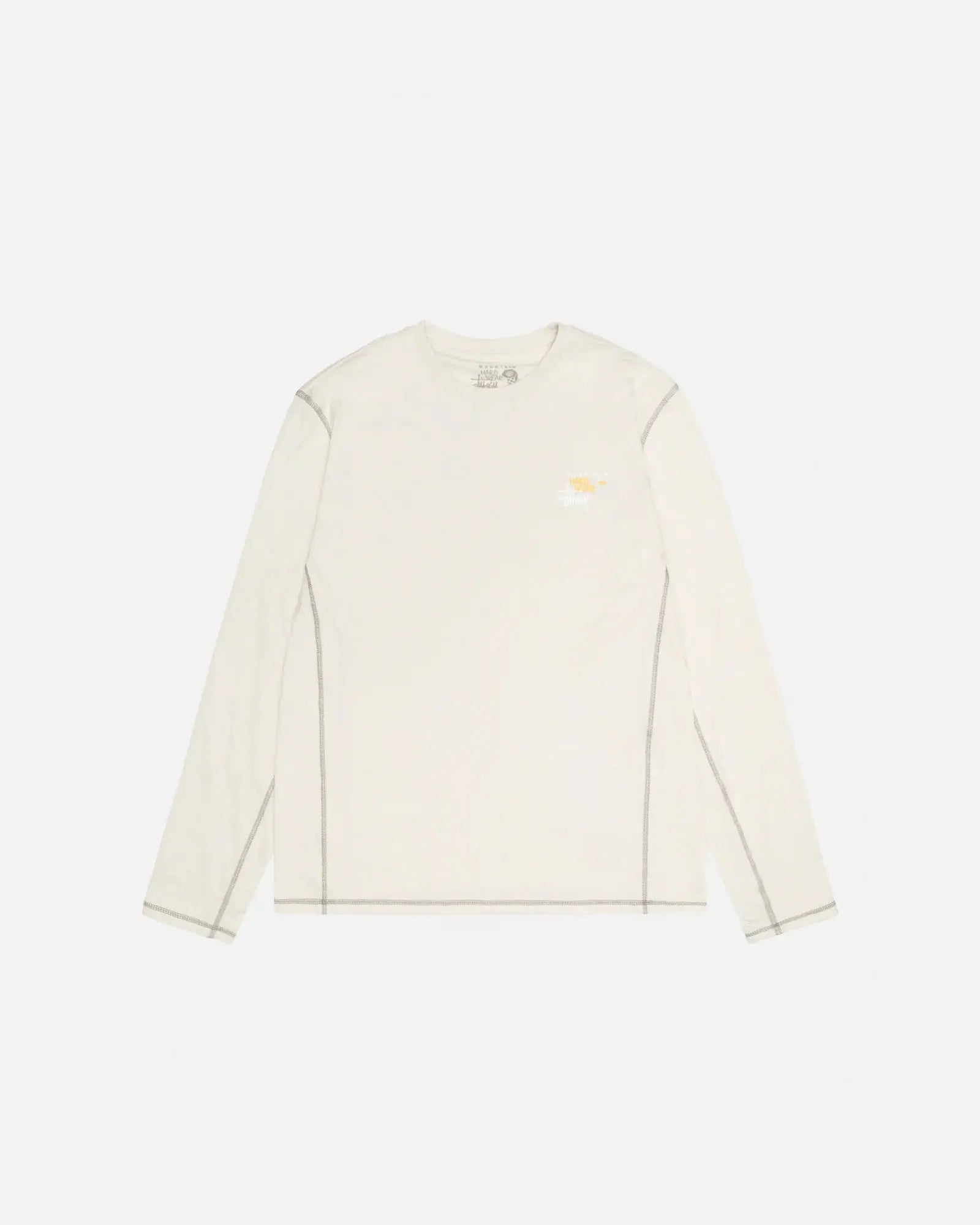 STUSSY & MOUNTAIN LONGSLEEVE BONE - Woodsøe