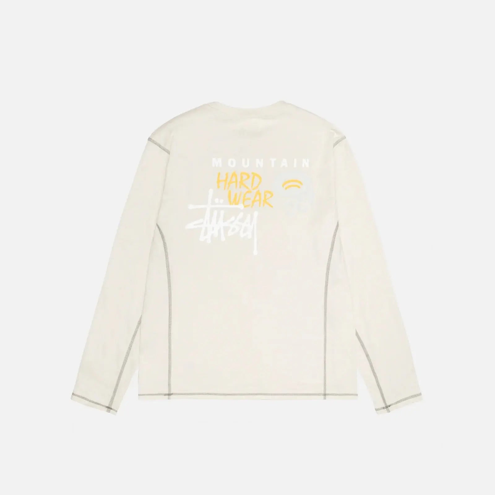 STUSSY & MOUNTAIN LONGSLEEVE BONE - Woodsøe