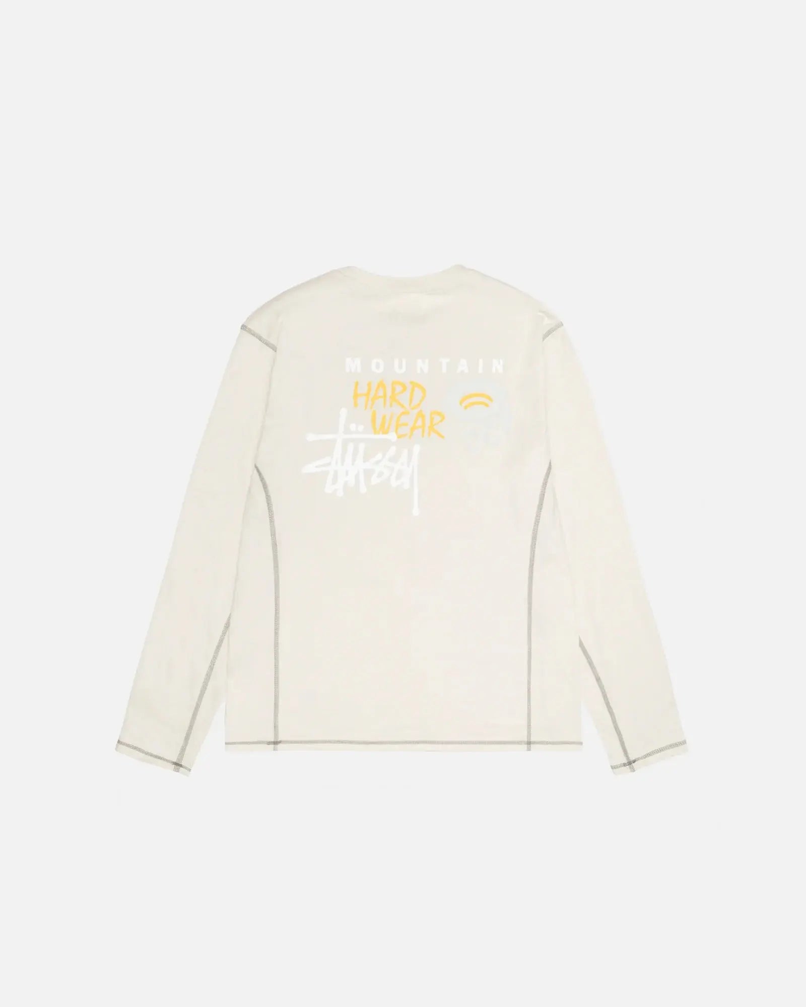 STUSSY & MOUNTAIN LONGSLEEVE BONE - Woodsøe