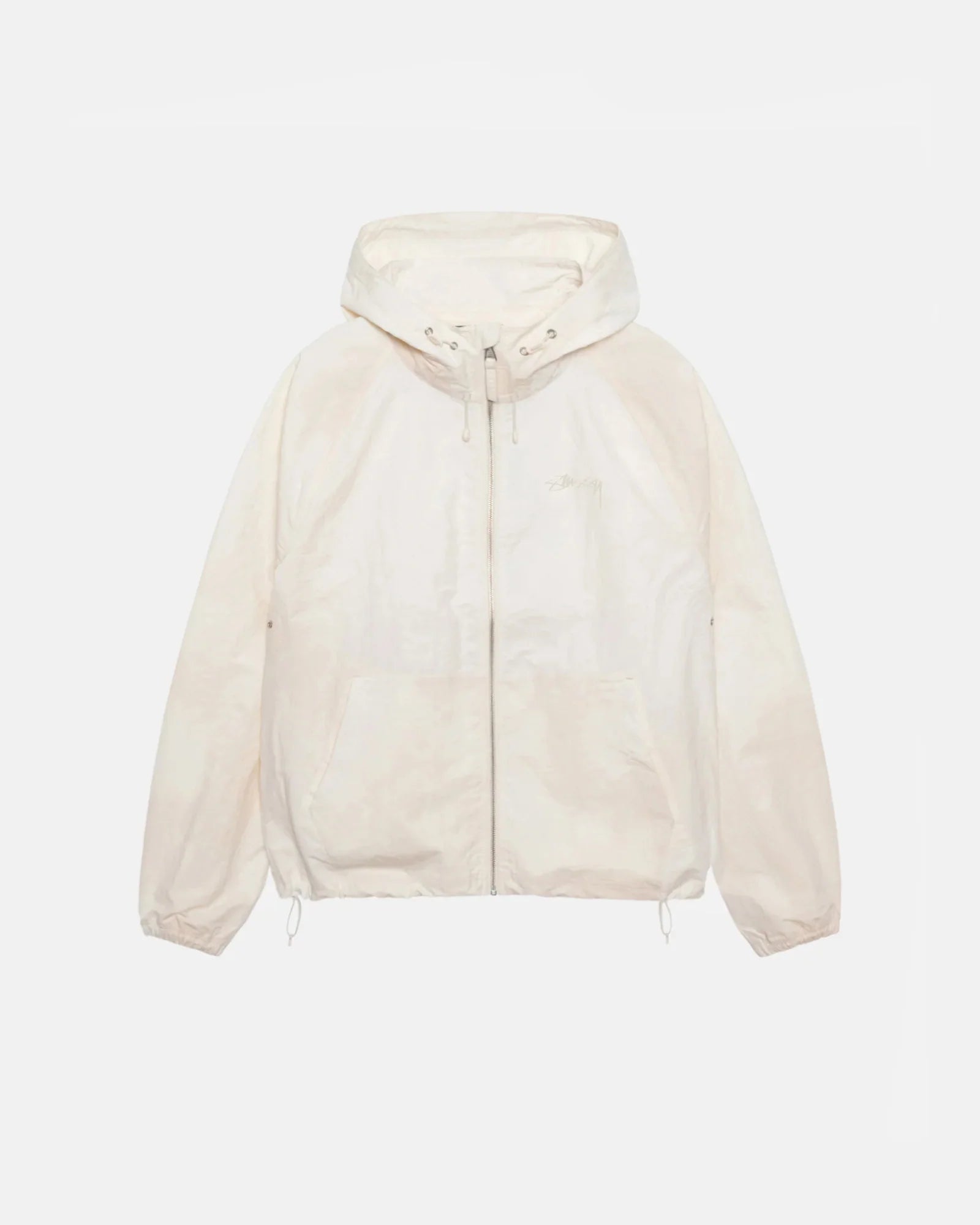 Stussy Beach Shell Wave Dye Bone Jakke