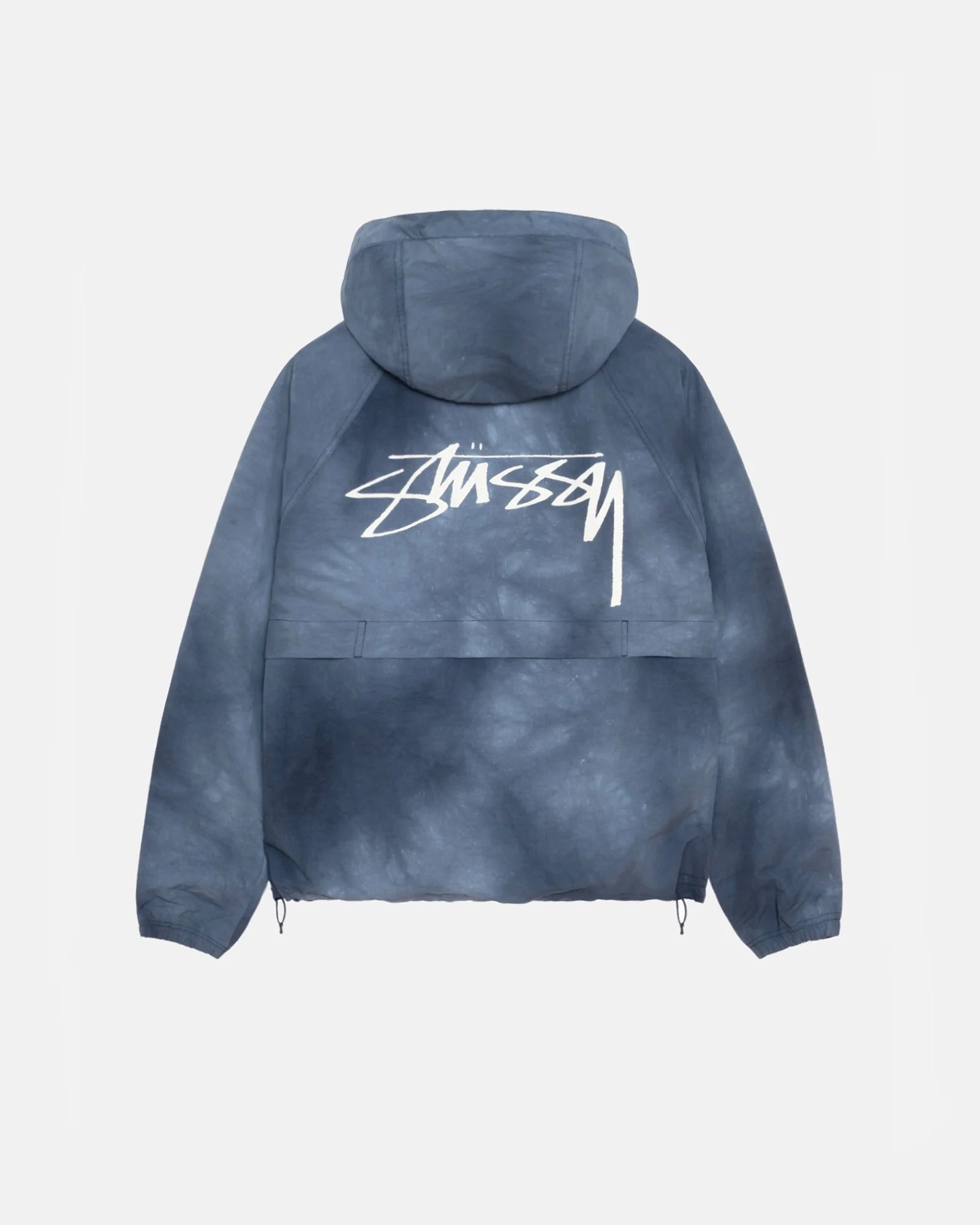 Stussy Beach Shell Wave Dye Navy Jakke