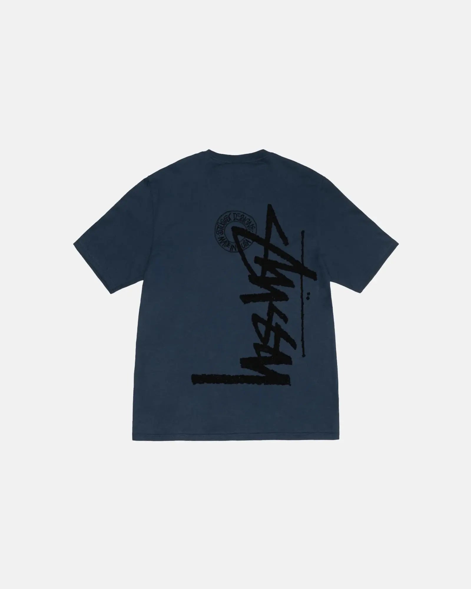 STUSSY BUANA STOCK TEE NAVY