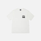 STUSSY DICE PIGMENT DYED TEE NEUTRAL