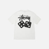 STUSSY DICE PIGMENT DYED TEE NEUTRAL