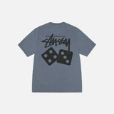 STUSSY DICE PIGMENT DYED TEE NAVY