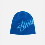 STUSSY SKULLCAP BRUSHED OUT STOCK BLÅ - Woodsøe