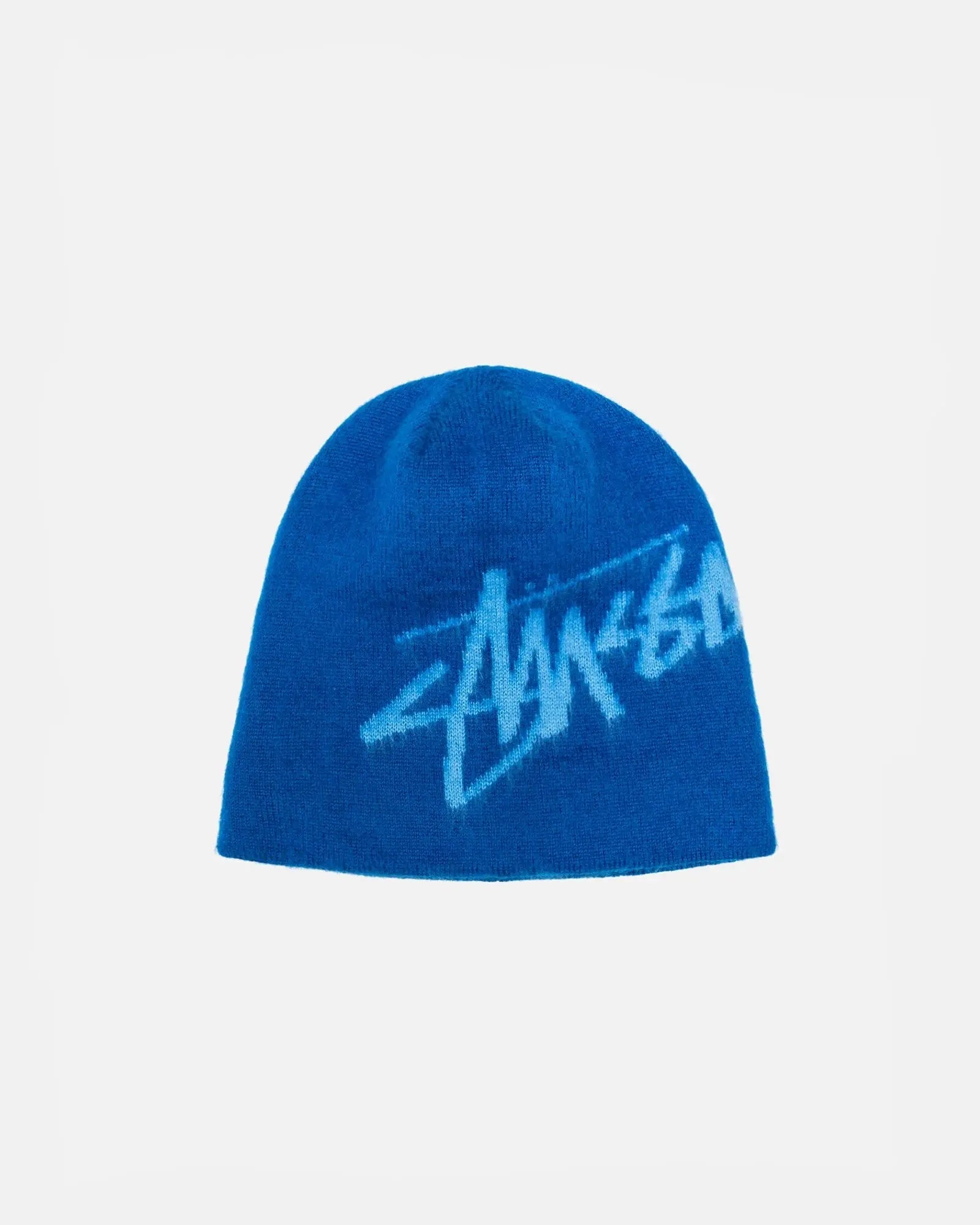 STUSSY SKULLCAP BRUSHED OUT STOCK BLÅ - Woodsøe