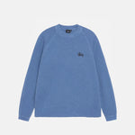 STUSSY BASIC RAGLAN THERMAL LONGSLEEVE CREW BLÅ