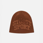 STUSSY SKULLCAP DEBOSS STUSSY SPORT BRUN - Woodsøe