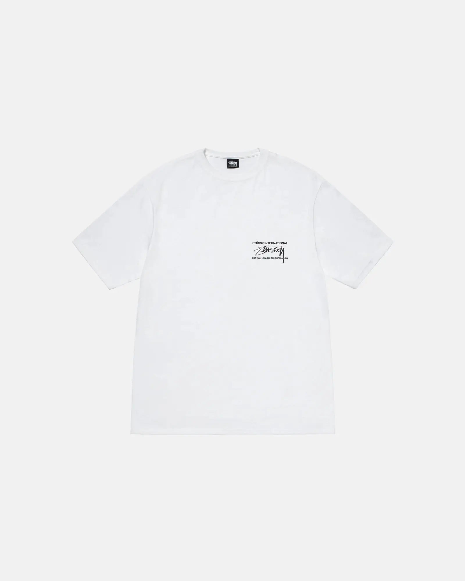 STUSSY SMOOTH INTERNATIONAL TEE HVID - Woodsøe