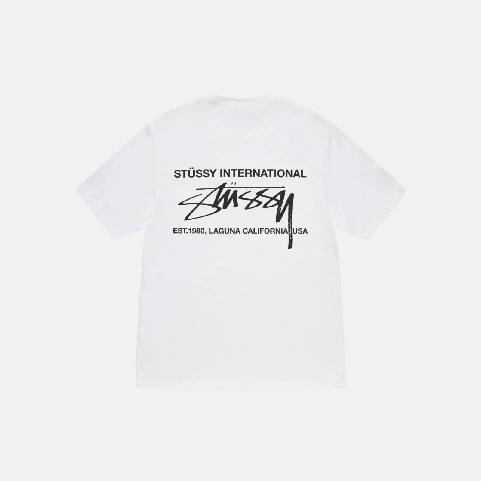 STUSSY SMOOTH INTERNATIONAL TEE HVID - Woodsøe