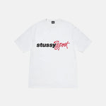 STUSSY SPORT SCRIPT TEE HVID - Woodsøe