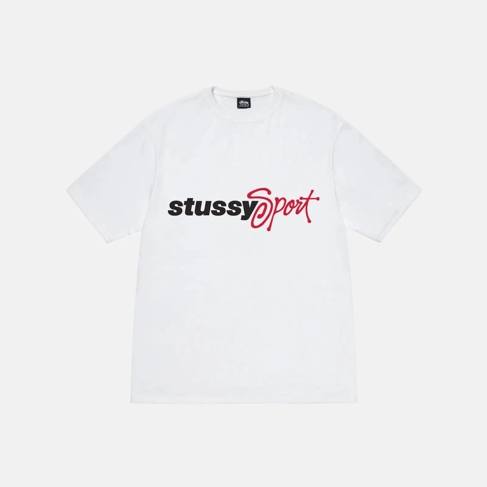 STUSSY SPORT SCRIPT TEE HVID - Woodsøe