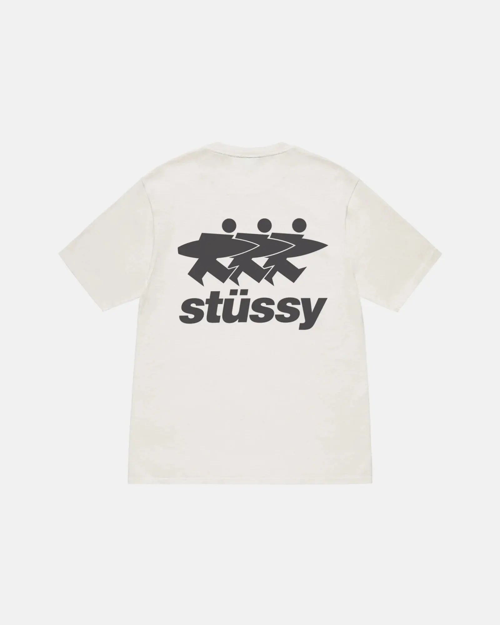 STUSSY SURFWALK PIGMENT DYED TEE NEUTRAL