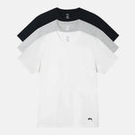 STUSSY UNDERSHIRT 3PAK GRÅ MULTICOLOR - Woodsøe